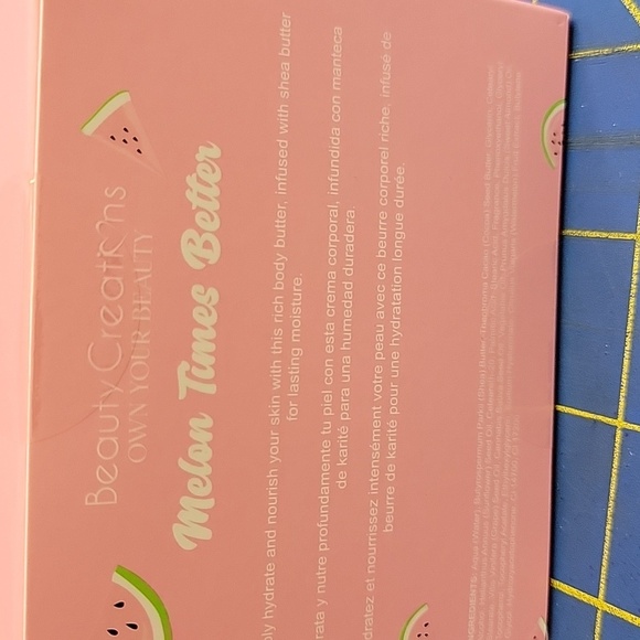 Beauty Creations Melon Times Better Body Butter 200g New Watermelon - Picture 3 of 5